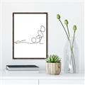 Picture of Yoga Pose V _GroupedProduct_Rectangle_Portrait_Canvas_Framed_