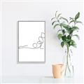 Picture of Yoga Pose V _GroupedProduct_Rectangle_Portrait_Canvas_Framed_