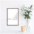 Picture of Yoga Pose V _GroupedProduct_Rectangle_Portrait_Canvas_Framed_