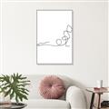 Picture of Yoga Pose V _GroupedProduct_Rectangle_Portrait_Canvas_Framed_