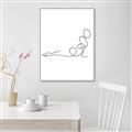 Picture of Yoga Pose V _GroupedProduct_Rectangle_Portrait_Canvas_Framed_
