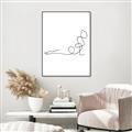 Picture of Yoga Pose V _GroupedProduct_Rectangle_Portrait_Canvas_Framed_