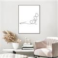Picture of Yoga Pose V _GroupedProduct_Rectangle_Portrait_Canvas_Framed_