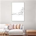 Picture of Yoga Pose V _GroupedProduct_Rectangle_Portrait_Canvas_Framed_