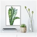 Picture of Snake Leaves _GroupedProduct_Rectangle_Portrait_Canvas_Framed_