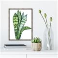 Picture of Snake Leaves _GroupedProduct_Rectangle_Portrait_Canvas_Framed_