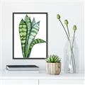 Picture of Snake Leaves _GroupedProduct_Rectangle_Portrait_Canvas_Framed_