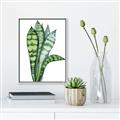 Picture of Snake Leaves _GroupedProduct_Rectangle_Portrait_Canvas_Framed_