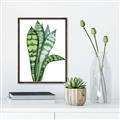 Picture of Snake Leaves _GroupedProduct_Rectangle_Portrait_Canvas_Framed_