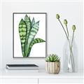 Picture of Snake Leaves _GroupedProduct_Rectangle_Portrait_Canvas_Framed_