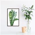 Picture of Snake Leaves _GroupedProduct_Rectangle_Portrait_Canvas_Framed_