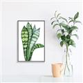 Picture of Snake Leaves _GroupedProduct_Rectangle_Portrait_Canvas_Framed_