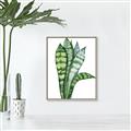 Picture of Snake Leaves _GroupedProduct_Rectangle_Portrait_Canvas_Framed_