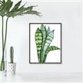 Picture of Snake Leaves _GroupedProduct_Rectangle_Portrait_Canvas_Framed_