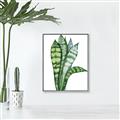 Picture of Snake Leaves _GroupedProduct_Rectangle_Portrait_Canvas_Framed_