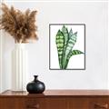 Picture of Snake Leaves _GroupedProduct_Rectangle_Portrait_Canvas_Framed_