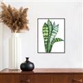Picture of Snake Leaves _GroupedProduct_Rectangle_Portrait_Canvas_Framed_