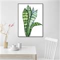 Picture of Snake Leaves _GroupedProduct_Rectangle_Portrait_Canvas_Framed_