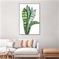 Picture of Snake Leaves _GroupedProduct_Rectangle_Portrait_Canvas_Framed_