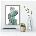 Picture of Prickly Pear Cactus  _GroupedProduct_Rectangle_Portrait_Canvas_Framed_