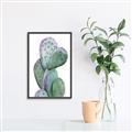 Picture of Prickly Pear Cactus  _GroupedProduct_Rectangle_Portrait_Canvas_Framed_