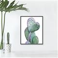 Picture of Prickly Pear Cactus  _GroupedProduct_Rectangle_Portrait_Canvas_Framed_