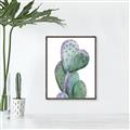 Picture of Prickly Pear Cactus  _GroupedProduct_Rectangle_Portrait_Canvas_Framed_