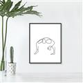 Picture of Yoga Pose VI _GroupedProduct_Rectangle_Portrait_Canvas_Framed_