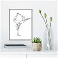 Picture of Yoga Pose III _GroupedProduct_Rectangle_Portrait_Canvas_Framed_