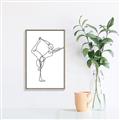 Picture of Yoga Pose III _GroupedProduct_Rectangle_Portrait_Canvas_Framed_