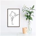 Picture of Yoga Pose III _GroupedProduct_Rectangle_Portrait_Canvas_Framed_