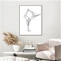 Picture of Yoga Pose III _GroupedProduct_Rectangle_Portrait_Canvas_Framed_