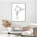 Picture of Yoga Pose III _GroupedProduct_Rectangle_Portrait_Canvas_Framed_