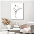 Picture of Yoga Pose III _GroupedProduct_Rectangle_Portrait_Canvas_Framed_