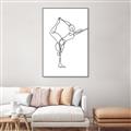 Picture of Yoga Pose III _GroupedProduct_Rectangle_Portrait_Canvas_Framed_