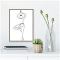 Picture of Yoga Pose IV _GroupedProduct_Rectangle_Portrait_Canvas_Framed_