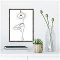 Picture of Yoga Pose IV _GroupedProduct_Rectangle_Portrait_Canvas_Framed_