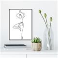 Picture of Yoga Pose IV _GroupedProduct_Rectangle_Portrait_Canvas_Framed_