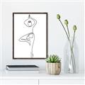 Picture of Yoga Pose IV _GroupedProduct_Rectangle_Portrait_Canvas_Framed_