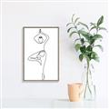 Picture of Yoga Pose IV _GroupedProduct_Rectangle_Portrait_Canvas_Framed_