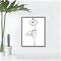 Picture of Yoga Pose IV _GroupedProduct_Rectangle_Portrait_Canvas_Framed_