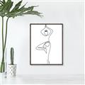 Picture of Yoga Pose IV _GroupedProduct_Rectangle_Portrait_Canvas_Framed_
