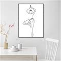 Picture of Yoga Pose IV _GroupedProduct_Rectangle_Portrait_Canvas_Framed_