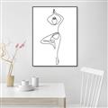 Picture of Yoga Pose IV _GroupedProduct_Rectangle_Portrait_Canvas_Framed_