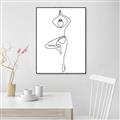 Picture of Yoga Pose IV _GroupedProduct_Rectangle_Portrait_Canvas_Framed_