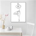 Picture of Yoga Pose IV _GroupedProduct_Rectangle_Portrait_Canvas_Framed_