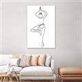 Picture of Yoga Pose IV _GroupedProduct_Rectangle_Portrait_Canvas_Framed_