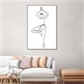 Picture of Yoga Pose IV _GroupedProduct_Rectangle_Portrait_Canvas_Framed_