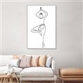 Picture of Yoga Pose IV _GroupedProduct_Rectangle_Portrait_Canvas_Framed_