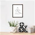 Picture of Yoga Pose I _GroupedProduct_Rectangle_Portrait_Canvas_Framed_